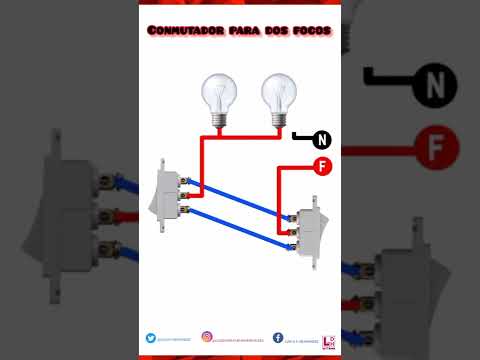 , title : 'Conmutador para dos focos 💡💡'