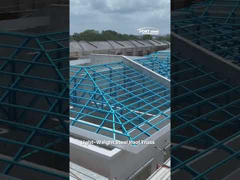Built from the structure up. Light-weight steel roof truss installed for a 120-unit double-storey housing development in Eco Tropics, Johor.