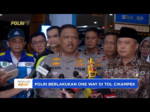 KORPS LALU LINTAS POLRI TANGANI ARUS BALIK LIBUR LEBARAN 2025