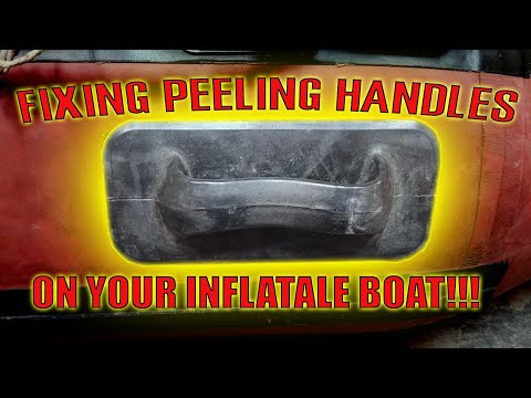 How To Fix  a Peeling Handle On Your Inflatable Boat - Achilles Inflatable Boat Repair