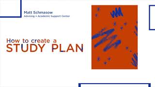 How to Create A Study Plan