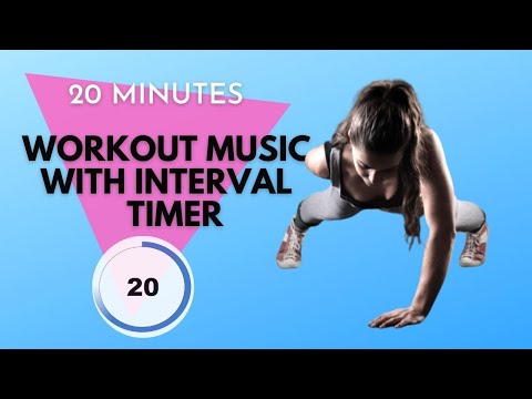 20 minutes workout music with interval timer [30/20 taata]