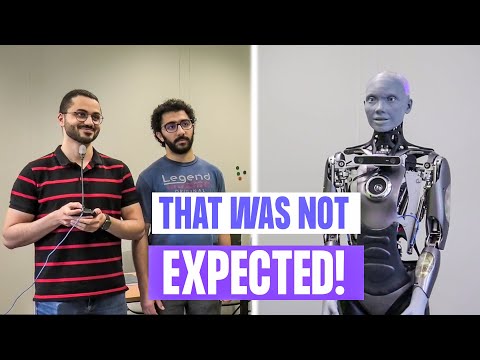 Ameca: Unpredictable Responses from the Humanoid Robot Emah !