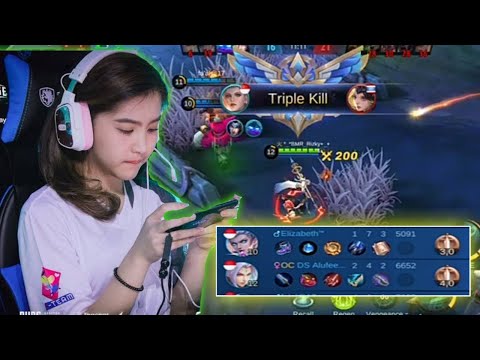 Silvana Amazing 1v5 Conter Gank!-EPIC COMEBACK•Mobile Legends Indonesia
