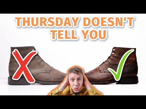 Ultimate THURSDAY BOOT CARE Guide | Rugged & Resilient, Thursday Chrome, WeatherSafe Suede