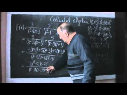 1. Lectia 91 - Temelia matematicii: Notiuni de calcul algebric 1/5