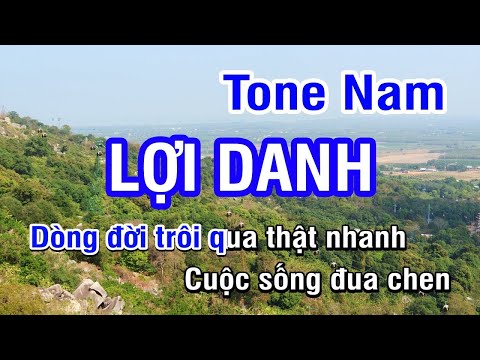 KARAOKE Lợi Danh Tone Nam | Nhan KTV
