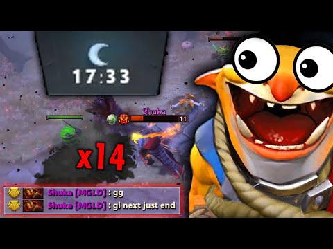 WTF 17Mins GG Call - I'm sure the ember will never want to mid against techies again..