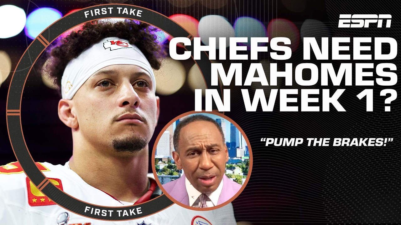 Andrew Hawkins outlines RISKS if Patrick Mahomes doesn’t start in Week 1 👀 | First Take