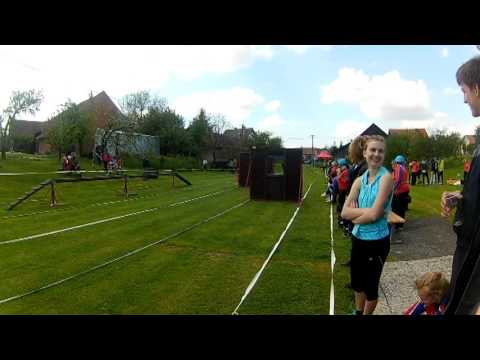 Okrskové kolo Slatiny 2016 - štafeta - SDH Nemyčeves muži - 2. pokus