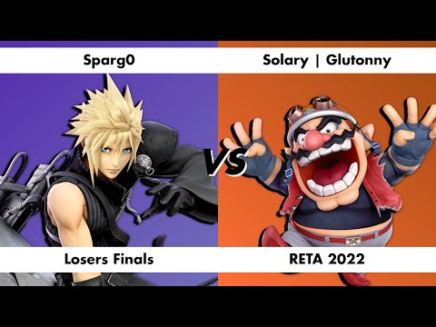 A Speedrun Rerun! Sparg0 (Cloud) vs Glutonny (Wario) RETA 2022 Losers Finals HIGHLIGHTS!