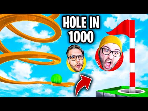 LA MAPPA PIU' IMPOSSIBILE DI GOLF = 1000 COLPI PER UNA BUCA - Mini Golf