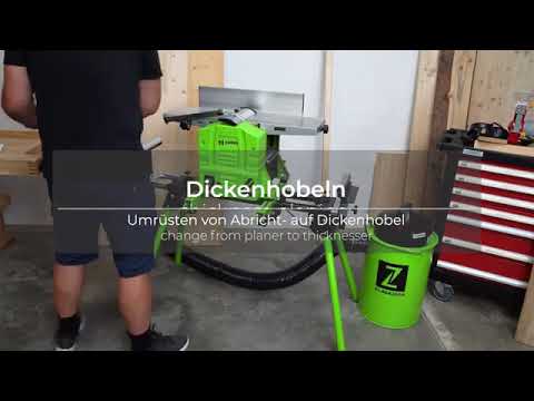 Dégauchisseuse raboteuse 1500W - ZI-HB204N ZIPPER