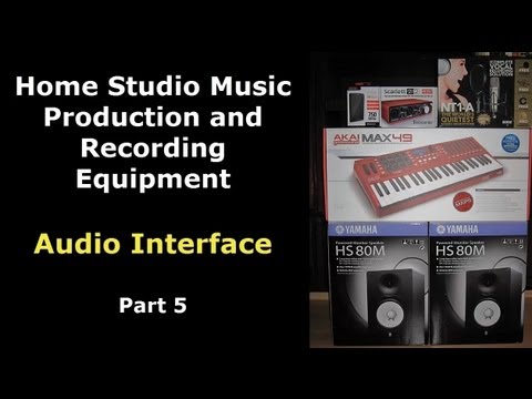 Choosing your Audio Interface or Sound Card for your Music Production Studio