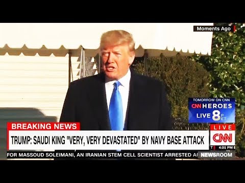 Trump Immediately Defends Saudis After Mass Shooting