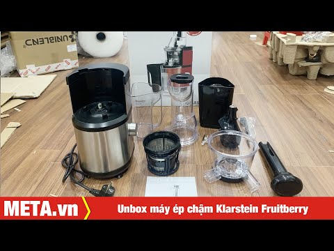 Unbox may ép chậm Klarstein Fruitberry | META.vn