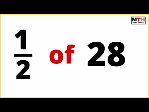 1/2 of 28 (One-half of 28)