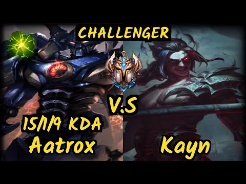 CNB Hy0g4 (AATROX) vs KAYN - 15/1/9 KDA JUNGLE CHALLENGER GAMEPLAY - BR