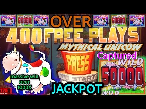 🐮 UNICOW 💰🎰🎉 Jackpot Handpay! Over 400 spins on Invaders Return From the Planet Moolah