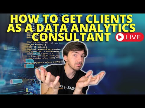 How To Get Clients As A Data Analytics Consultant - YouTube