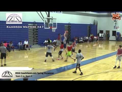 Highlights of 2017 point guard Kandron Watters of Memphis, TN