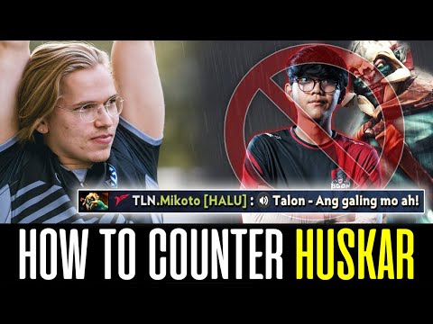 How to Counter HUSKAR? - Topson 100% DESTROYED Mikoto in Mid Lane DOTA 2