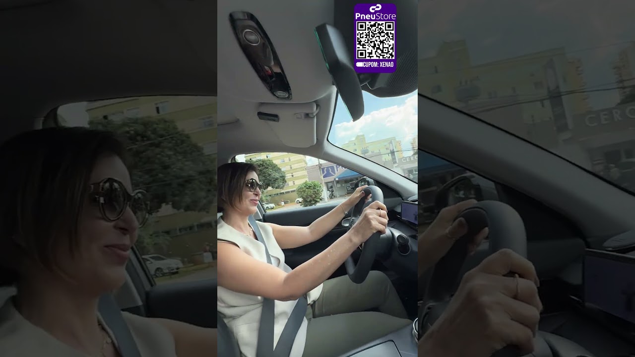 Coloquei Minha Mãe num Carro Elétrico e Essa Foi a Reação! 😂