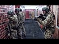 FBI SWAT Team Practices Clearing Rooms In The Shoot-House