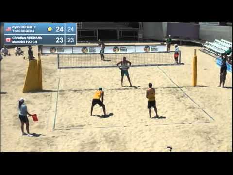 Doherty/Rogers vs. Redman/Hatch - Long Beach Grand Slam 2013 - Pool phase