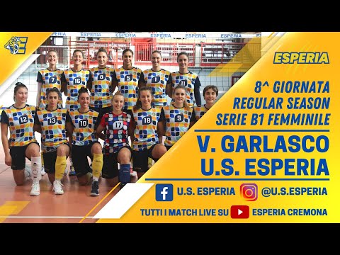 #SerieB1F LIVE - Volley 2001 Garlasco vs U.S. Esperia