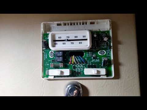How to replace Manual Coleman Mach RV thermostat with a modern DIGITAL PRECISE unit.