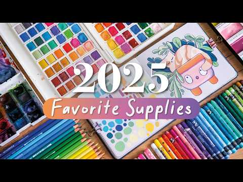 My favorite Art Supplies! 🎨 The best Watercolors, Crayons, Markers etc.