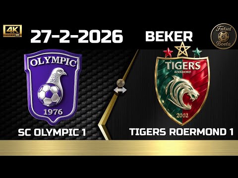 BEKER: SC OLYMPIC 1 - TIGERS Roermond 1  (27-2-2026) Kwartfinale BEKER
