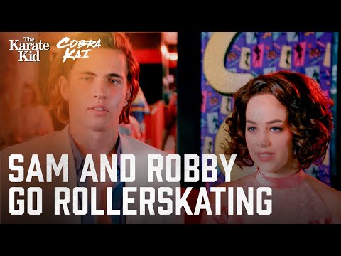 Sam and Robby Go Roller Skating | Cobra Kai (Mary Mouser, Tanner Buchanan)