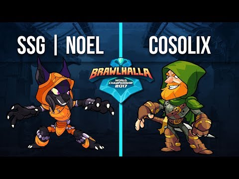 Cosolix Vs. SSG | Noel - 1v1 Top 32 - Brawlhalla World Championship 2017 -