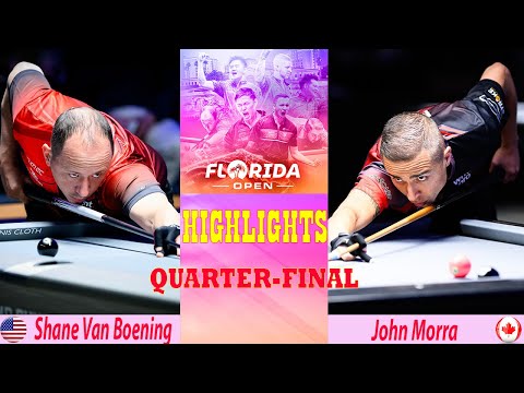 QUARTER-FINAL | Shane Van Boening vs John Morra | Florida Open Pool Championship