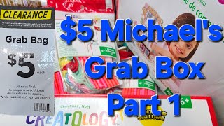 $5 Grab Box from Michael's Craft Store | Unboxing Part 1