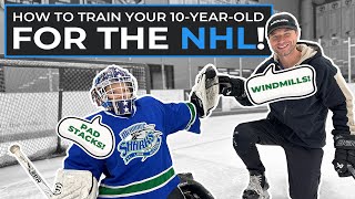 How to Train Your 10-Year-Old Goalie for the NHL!