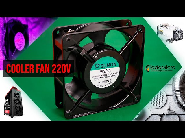 Vídeo relacionado con Ventilador radial de 220 V con regulador de velocidad, ventilador de refrigeración ajustable de 12 V con salida de aire