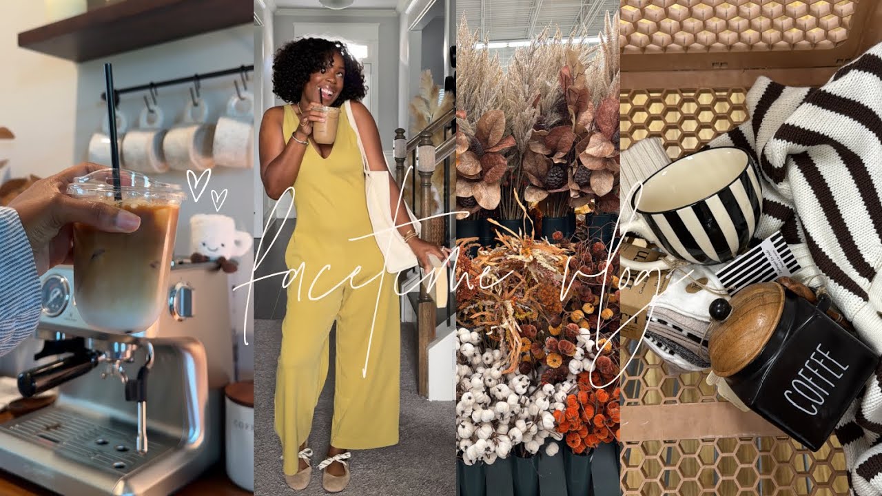 𝒇𝒂𝒄𝒆𝒕𝒊𝒎𝒆 𝒗𝒍𝒐𝒈🧺🍂 | elevating my space, fall decor shopping, gift boxes, groceries, hauls & more