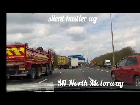 The best way to experience M1 North motorway   to Nottingham A610.#silenthustlerug #nottingham