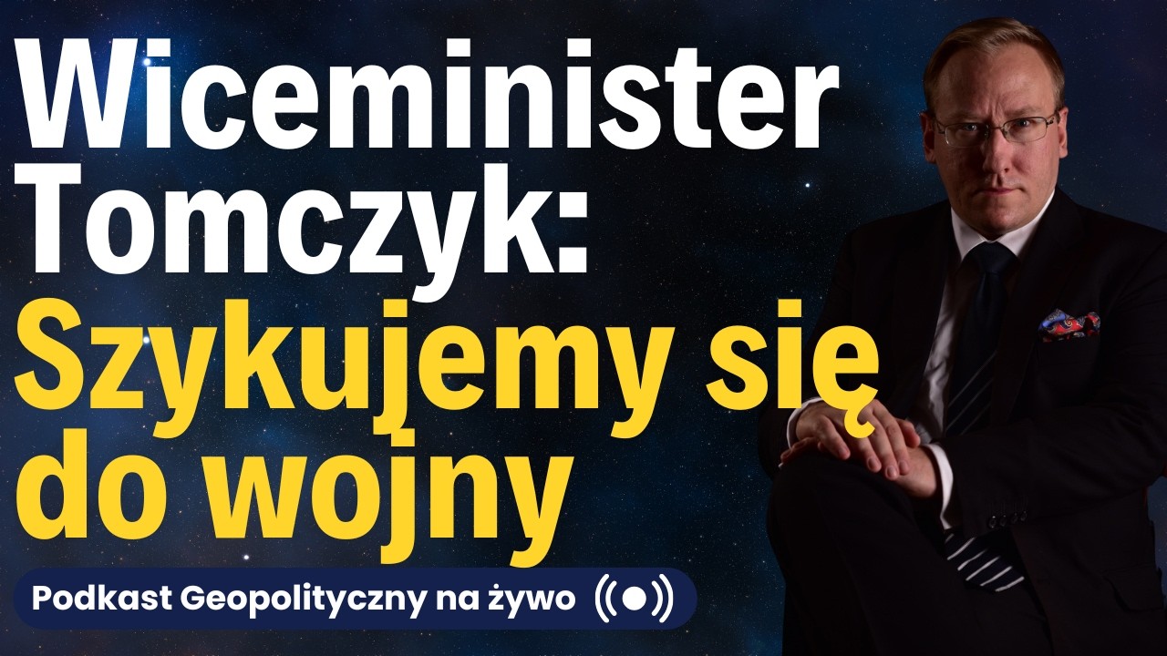 NA ŻYWO: Wiceminister Tomczyk: "Szykujemy się do wojny"