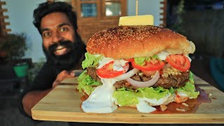 Biggest Burger Making Challenge | വലിയ ഒരു യമണ്ടൻ ബർഗർ ഉണ്ടാക്കിയാലോ | M4 TECH VLOG |