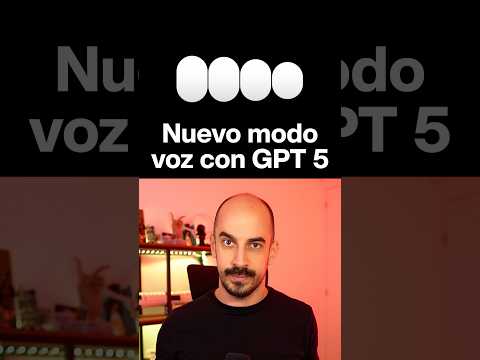 Nuevo modo voz con GPT 5 #dotcsv #openai #chatgpt