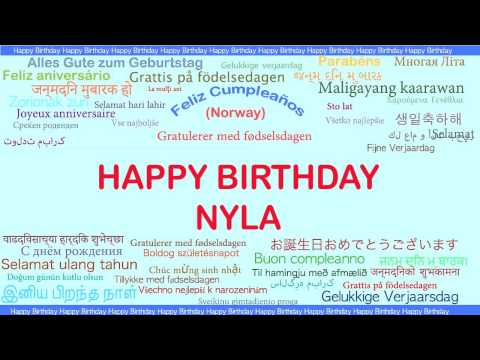 Nyla   Languages Idiomas - Happy Birthday