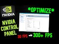 BEST 2020 NVIDIA Control Panel Settings (BOOST FPS / OPTIMIZE GPU) BEST 2020 NVIDIA Control Panel Settings (BOOST FPS / OPTIMIZE GPU)