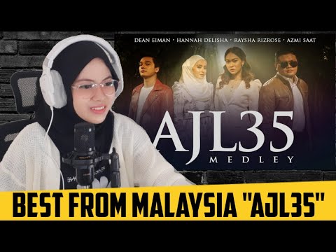 INDONESIA REACT TO AJL35 Medley - Hannah Delisha, Azmi Saat, Raysha Rizrose & Dean Eiman | REACTION