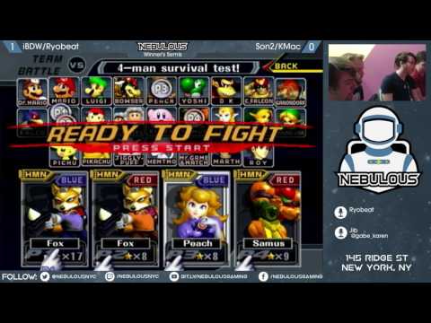 Nebulous Melee 85: Doubles - Winner's Semis: iBDW/Ryobeat vs. Son2/KMac