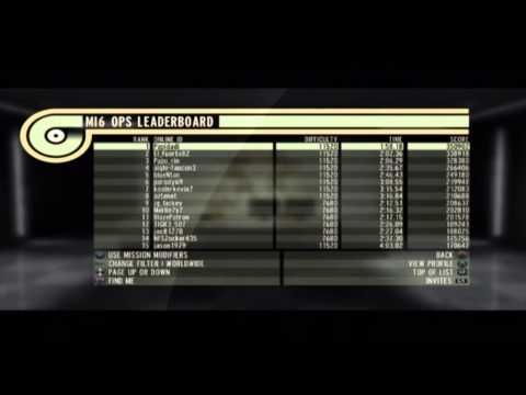 007 GoldenEye Reloaded Mi6 Ops Leaderboard Shirley Bassey -  Goldfinger