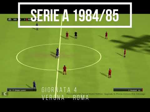 1984/85 Verona - Roma (Giornata 4)